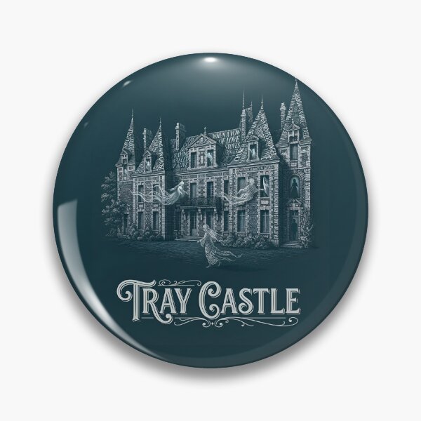 Item preview, Tray Castle Machecoul France Praying Nun Ghost Typography Art designed and sold by naughty-raccoon.