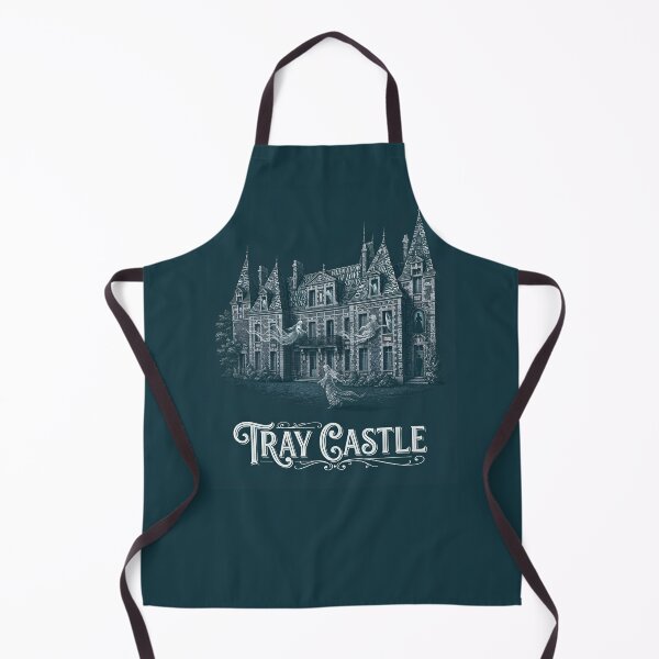 Item preview, Tray Castle Machecoul France Praying Nun Ghost Typography Art designed and sold by naughty-raccoon.