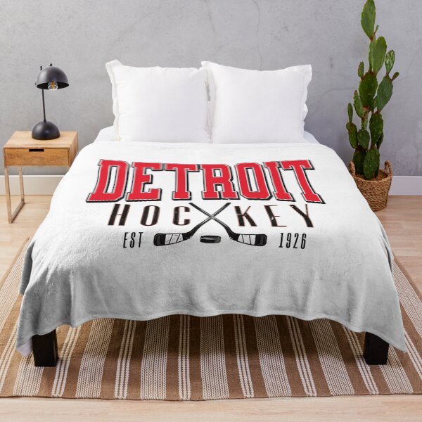 Item preview, Vintage Detroit Hockey Pullover designed and sold by MollySchn95927.