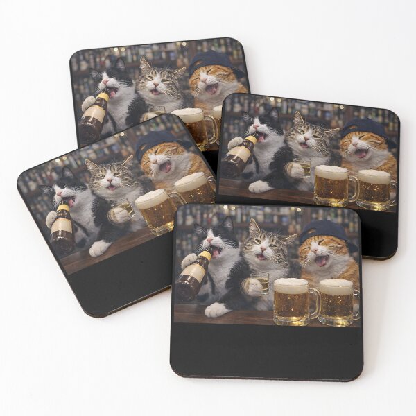 Item preview,  Cats Smoking Beer Meme  designed and sold by BASKF.