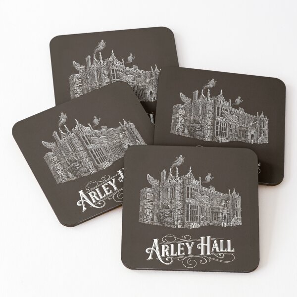 Item preview, Arley Hall Cheshire Ghost Typography Art designed and sold by naughty-raccoon.