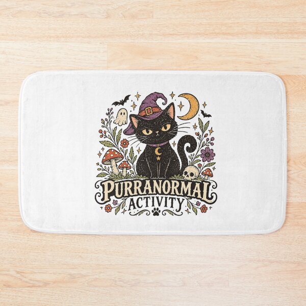 Item preview, Purranormal Activity Black Cat Witch Halloween designed and sold by TadeoNivar.