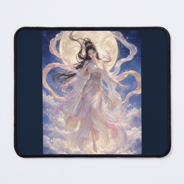 Item preview, Celestial Moon Maiden – Japanese Heavenly Goddess in Flowing Robes designed and sold by Kurekou Lab.