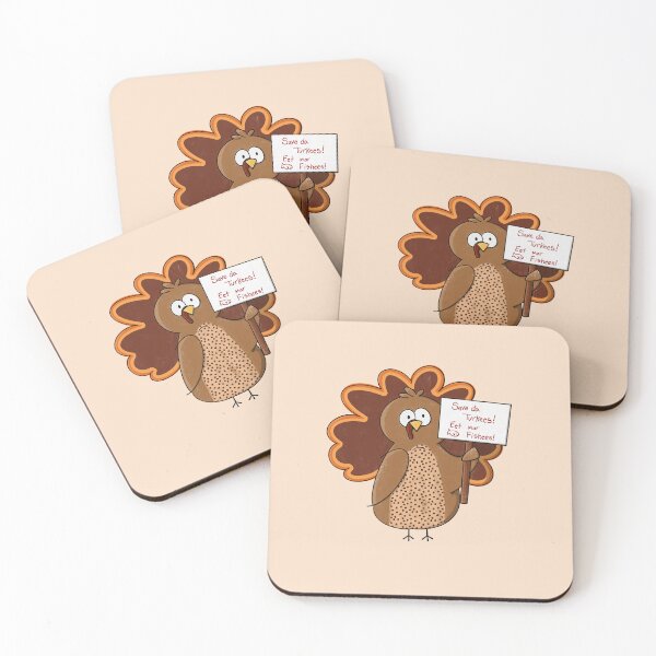 Item preview, Funny Turkey (Save the Turkeys) designed and sold by Tales by Chelle.
