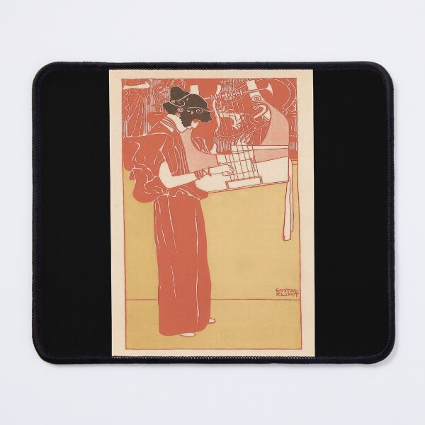 Item preview, Gustav Klimt´s famous artwork titled Musik designed and sold by stevepaint.