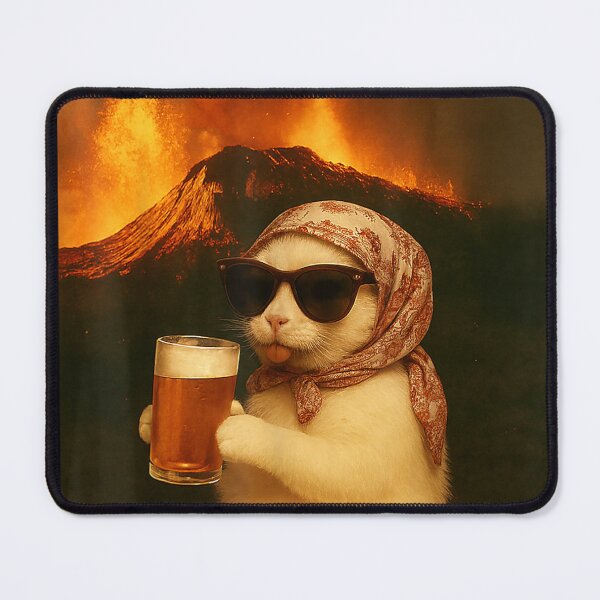 Item preview,  Cat Smoking Beer Meme  designed and sold by BASKF.