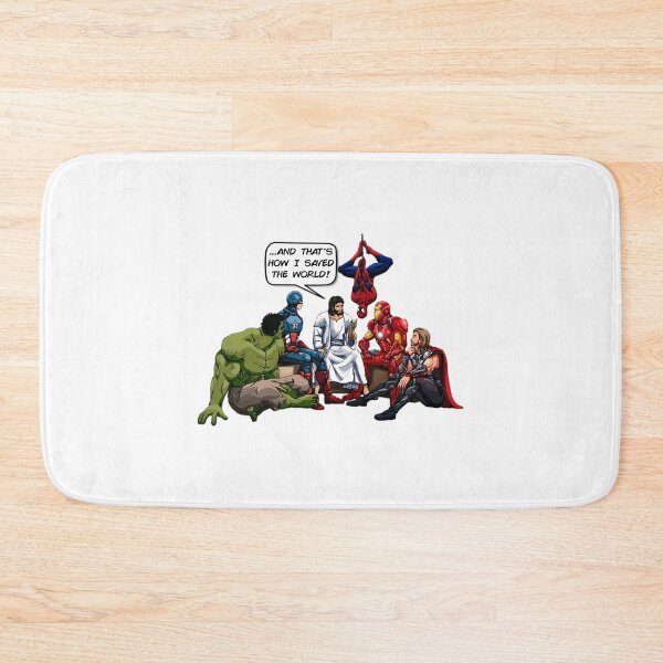 Item preview, Jesus And The Superheroes designed and sold by keelyn-spahr.