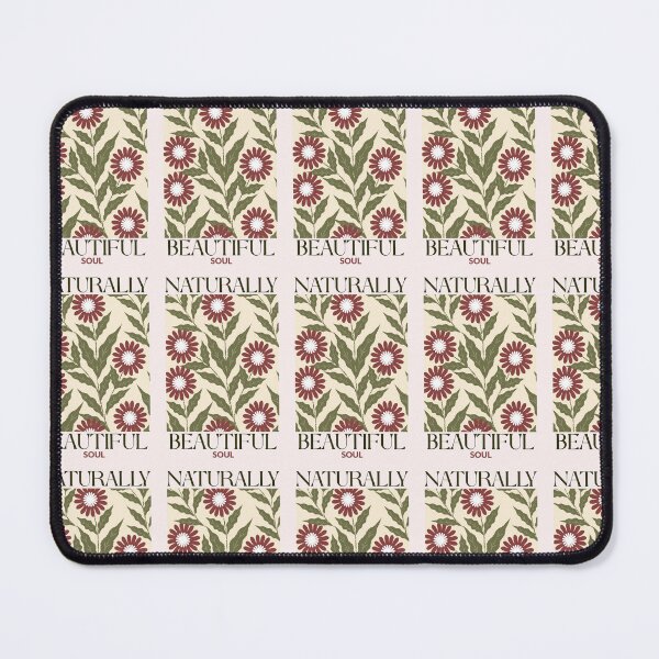 Item preview, Naturally Beautiful Soul - Retro Vintage Floral Aesthetic Poster designed and sold by chatzous.