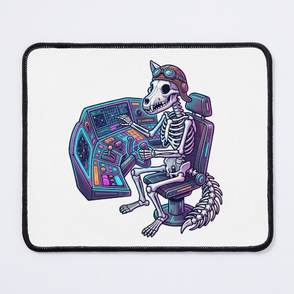 Item preview, Fox Skeleton Spaceship designed and sold by StickVerse by Owais.
