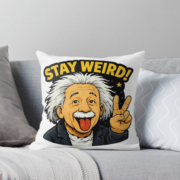 Aperçu de l'œuvre Albert Einstein Restez bizarre créée et vendue par erkinmaddison.