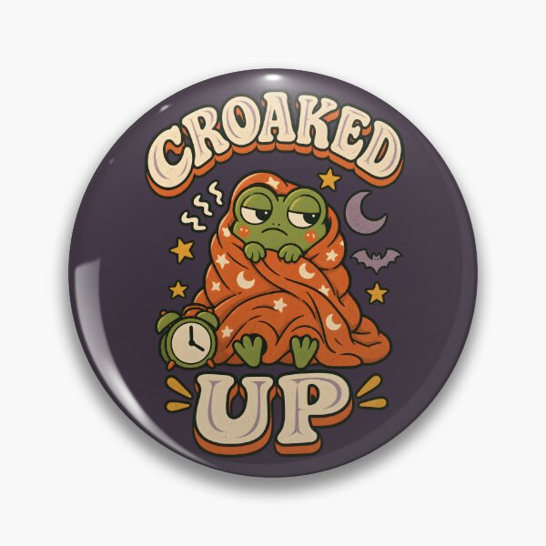 Item preview, Croaked Up Sleepy Halloween Frog designed and sold by  MAD's Recreation Studio.