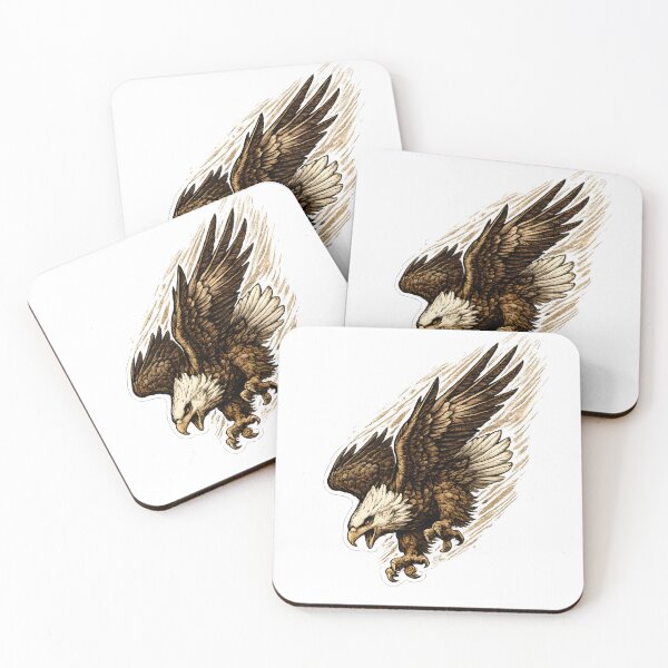 Item preview, Vintage Bald Eagle Freedom Wildlife designed and sold by CreativeMindsetLab.
