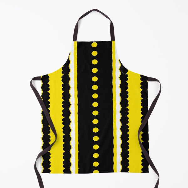 Item preview, Paths of Light – African pattern with yellow, black and white stripes designed and sold by Chamalion.