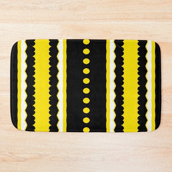 Item preview, Paths of Light – African pattern with yellow, black and white stripes designed and sold by Chamalion.