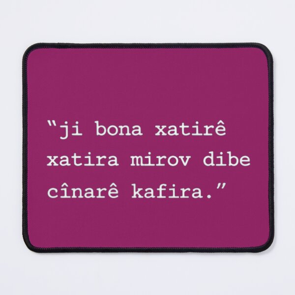 Item preview, Ji bona xatire xatira Kurdish Quote Minimalist Typography designed and sold by DailyDoodlesBySumbul.