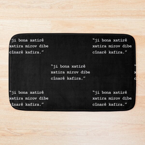 Item preview, Ji bona xatire xatira Kurdish Quote Minimalist Typography designed and sold by DailyDoodlesBySumbul.