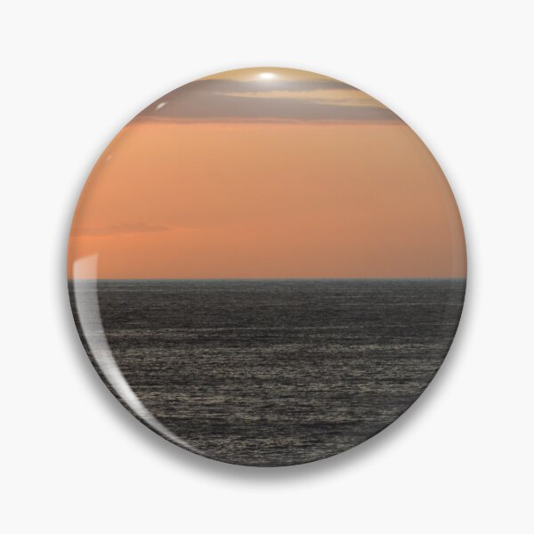 Item preview, Minimalist Sunset Horizon Over Calm Ocean Waters designed and sold by MiraNadaPrints.