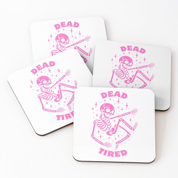 Item preview, Dead Tired | Funny Skeleton | Halloween  designed and sold by The Turquoise Brush.