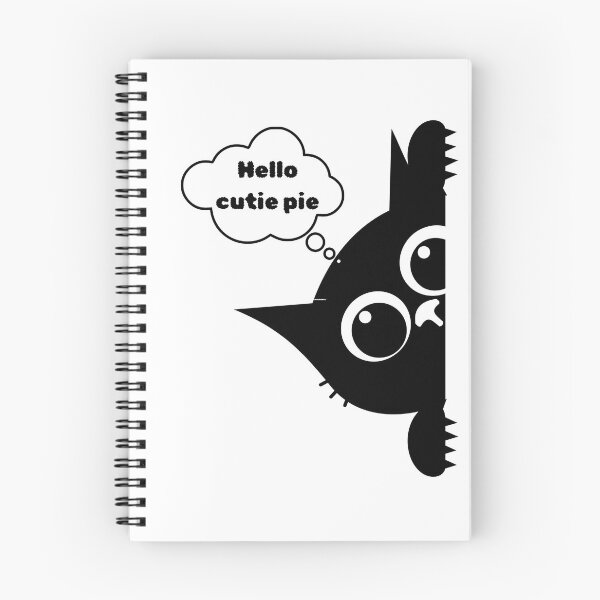 Item preview, Hello Cutie Pie – Cute Funny Cartoon Character Design designed and sold by Kruti Collection.