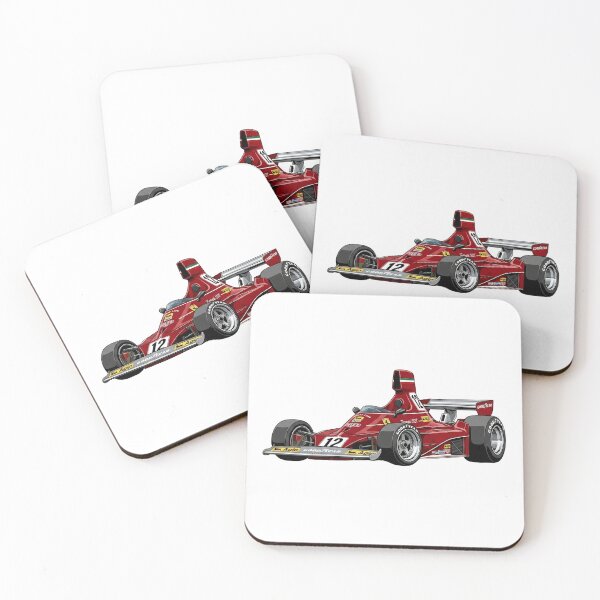 Item preview, 1975 Ferrari 312T Niki Lauda World Champion F1 Racing Car Illustration designed and sold by Motorline44.
