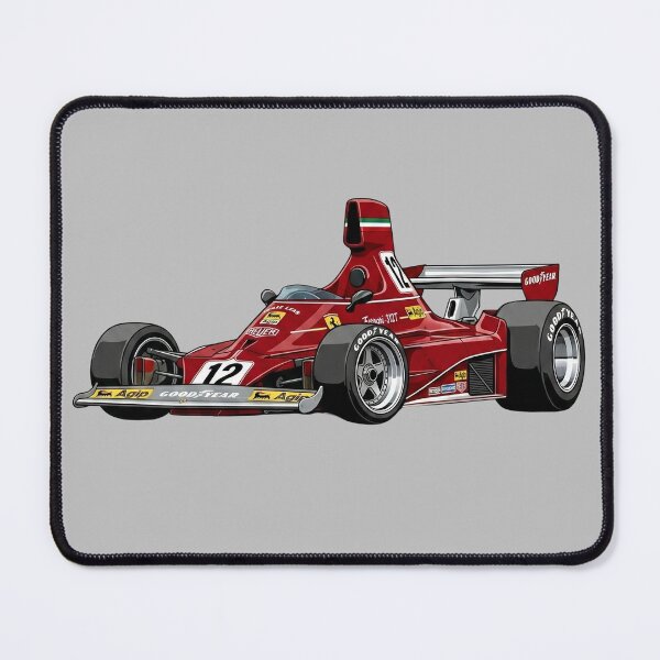 Item preview, 1975 Ferrari 312T Niki Lauda World Champion F1 Racing Car Illustration designed and sold by Motorline44.