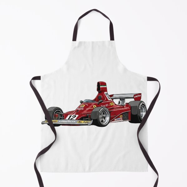 Item preview, 1975 Ferrari 312T Niki Lauda World Champion F1 Racing Car Illustration designed and sold by Motorline44.