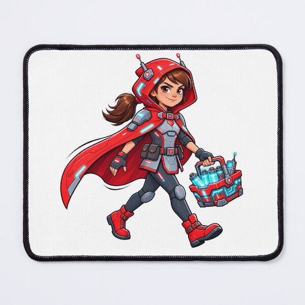 Item preview, Cyberpunk Sci-Fi Girl – Futuristic Warrior Character designed and sold by Nubian Style.