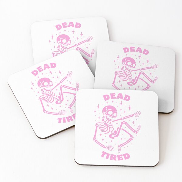 Item preview, Dead Tired | Funny Skeleton | Halloween  designed and sold by The Turquoise Brush.