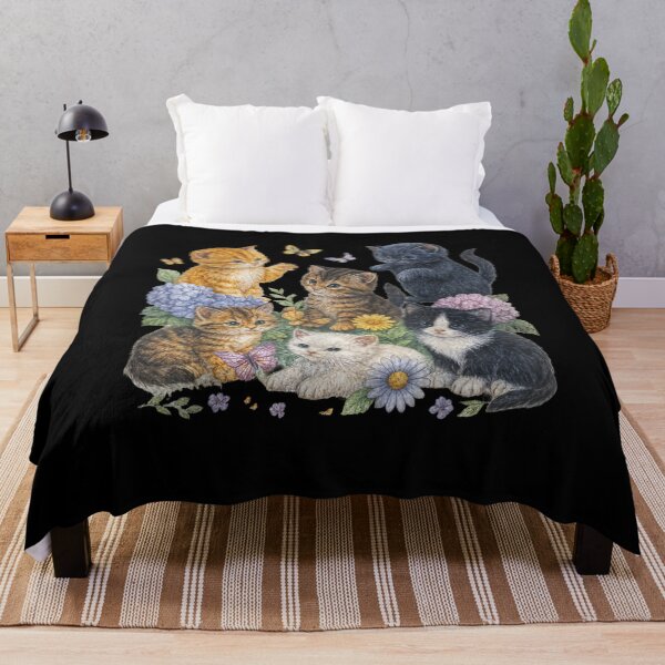 Item preview,  Cats Flowers Buttefrly  designed and sold by BASKF.