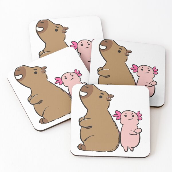 Item preview, Capybara and Axolotl designed and sold by Tales by Chelle.