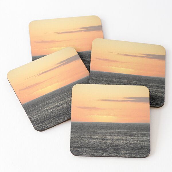 Item preview, Golden Glow on the Seascape Horizon at Sunset designed and sold by MiraNadaPrints.
