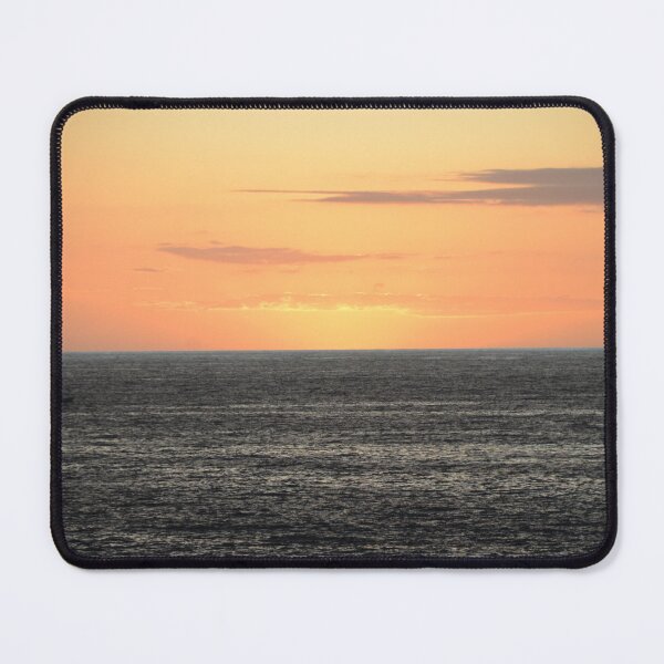 Item preview, Golden Glow on the Seascape Horizon at Sunset designed and sold by MiraNadaPrints.
