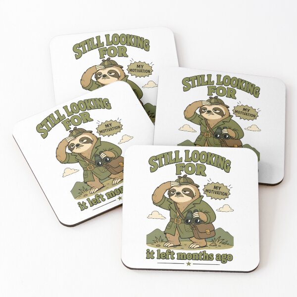 Item preview, Sloth Detective Searching For Motivation designed and sold by lavon-searles.