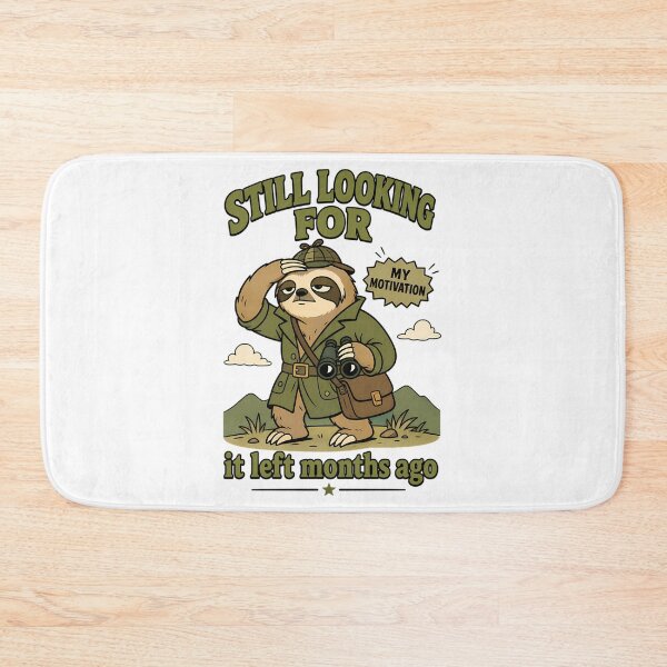 Item preview, Sloth Detective Searching For Motivation designed and sold by lavon-searles.