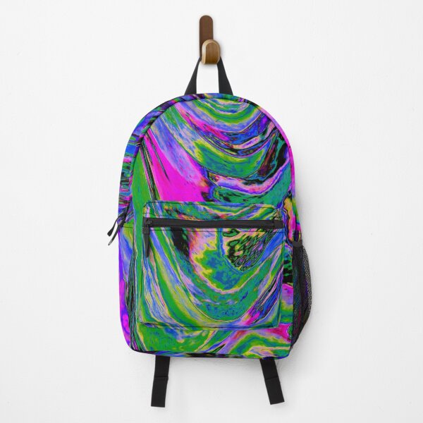 Item preview, Cool Abstract Green, Black and Blue Groovy Retro designed and sold by myrubiogarden.