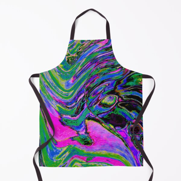 Item preview, Cool Abstract Green, Black and Blue Groovy Retro designed and sold by myrubiogarden.