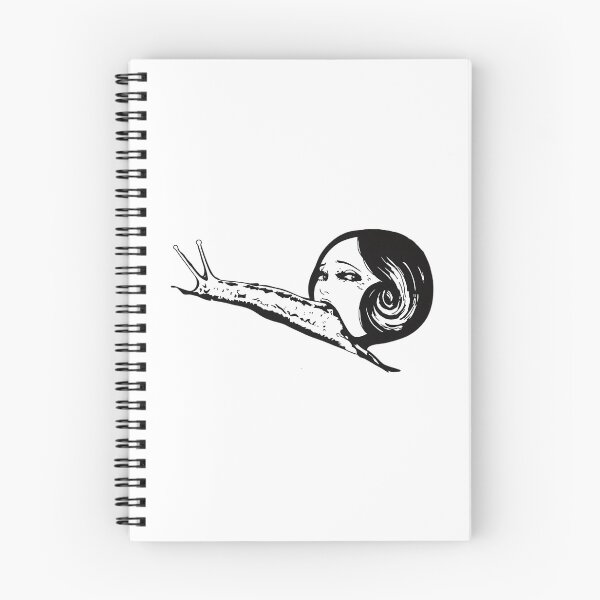 Item preview, Snail Spiral Horror Manga Girl Head designed and sold by lavon-searles.