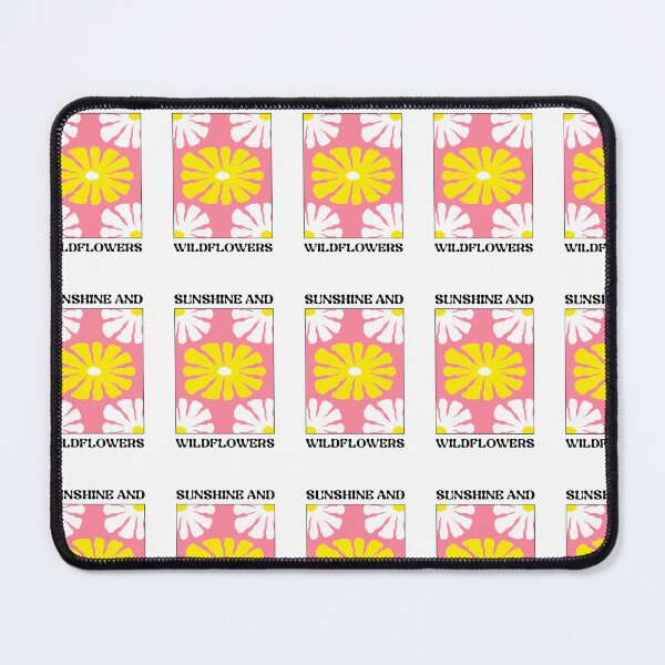 Item preview, Sunshine And Wildflowers - Groovy 70s Pink Daisy Poster designed and sold by chatzous.