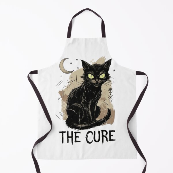 Item preview, The Cure Cat Tee, 90s Alt Indie Rock, Unisex shirt, Music Gifts, Cat Lover gifts, the cure fan gifts, band tee, the cure graphic tee designed and sold by The Wicked Herbarium.