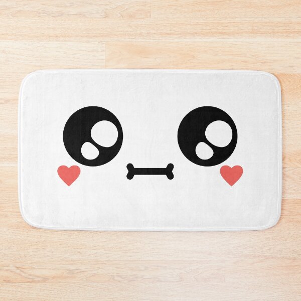 Item preview, Cute kawaii confused heart cheeks face designed and sold by BlushyPrint.