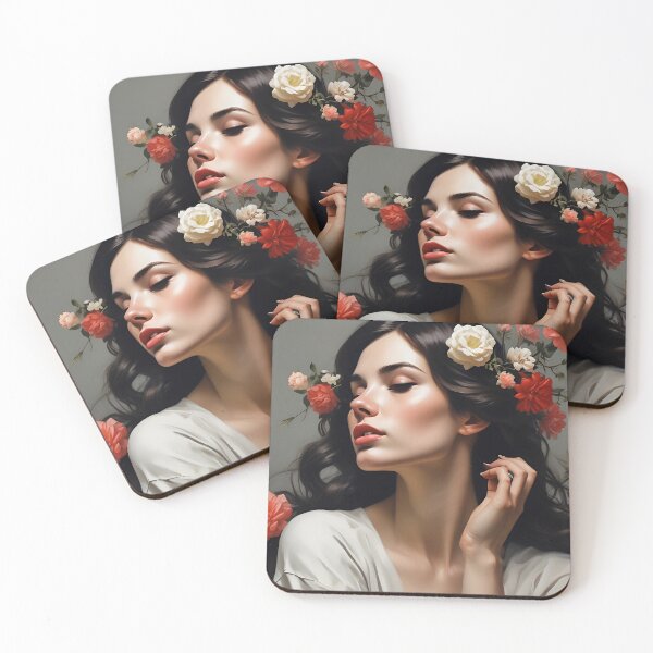 Item preview, Woman with flowers  designed and sold by MK26Designs.
