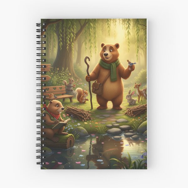 Item preview, Caring for the Woodland Trail | Happy Beaver Adventures designed and sold by Clothes With Smiling Animals Walt Gral.