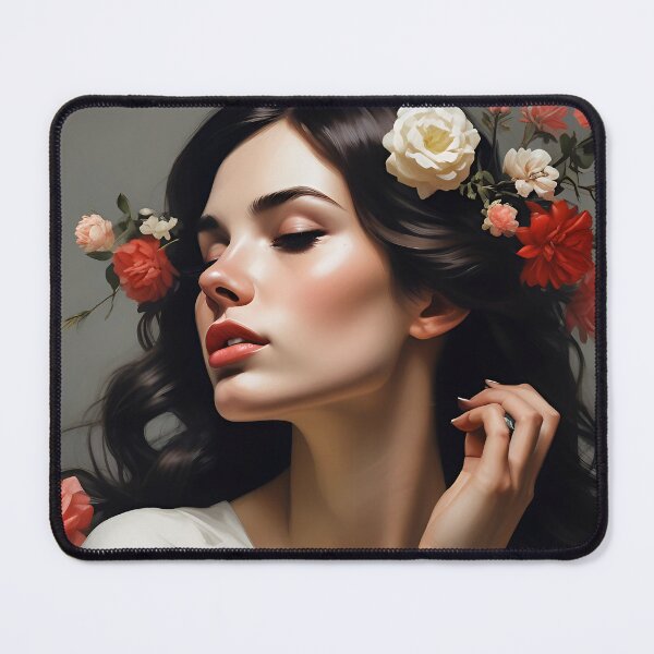 Item preview, Woman with flowers designed and sold by MK26Designs.