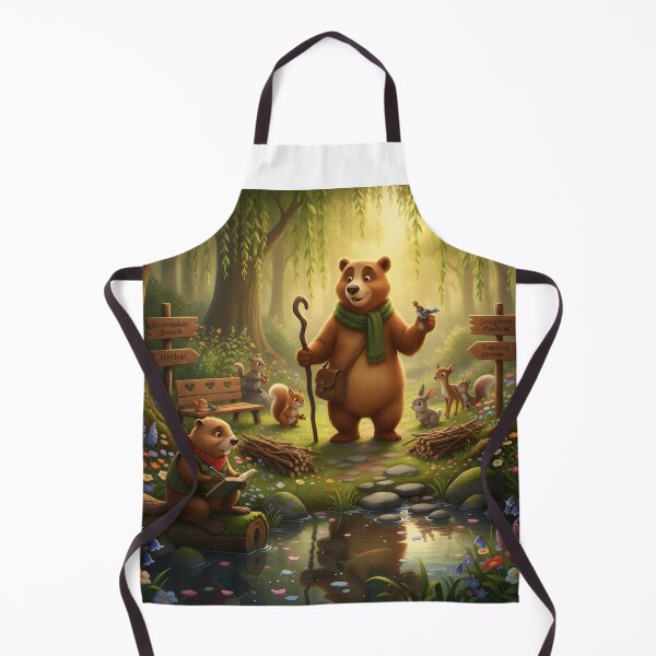 Item preview, Caring for the Woodland Trail | Happy Beaver Adventures designed and sold by Clothes With Smiling Animals Walt Gral.