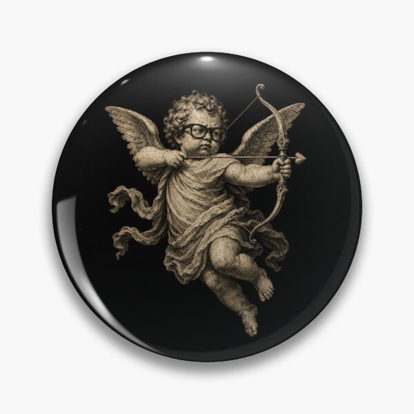 Item preview, Cross-Eyed Cupid With Glasses – Vintage Classical Art. designed and sold by SaraSumi.