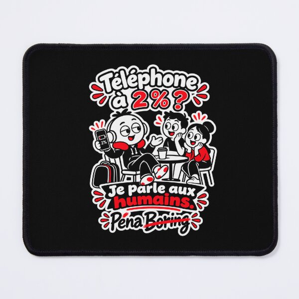 Item preview, Phone at 2%? I'm talking to humans – Antisocial humor T-shirt designed and sold by J-Impression.