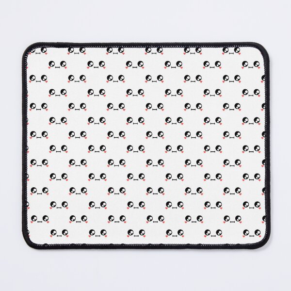 Item preview, Cute kawaii confused heart cheeks face pattern designed and sold by BlushyPrint.