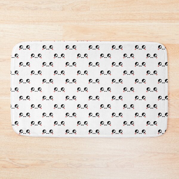Item preview, Cute kawaii confused heart cheeks face pattern designed and sold by BlushyPrint.