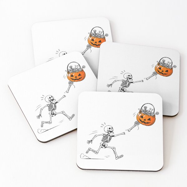Item preview, Skeleton Lost Pumpkin - Dark Humor Gothic Halloween designed and sold by CatiaStudioArt.