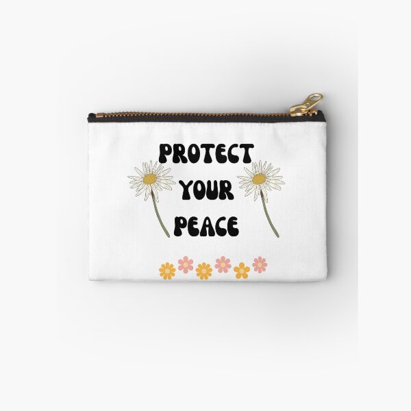 Item preview, Protect Your Peace Retro Groovy Daisy Floral Mental Health designed and sold by Jelicint.